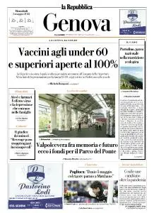 la Repubblica Genova - 5 Maggio 2021