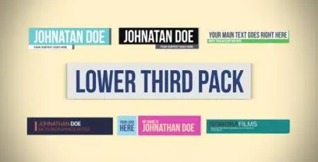 Lower Third Pack - After Effects Project (Videohive)