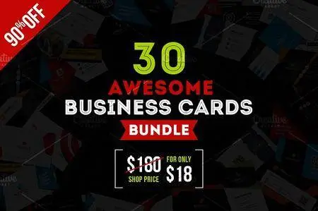 CreativeMarket - Awesome Business Card Bundle
