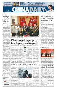 China Daily Hong Kong - August 1, 2017