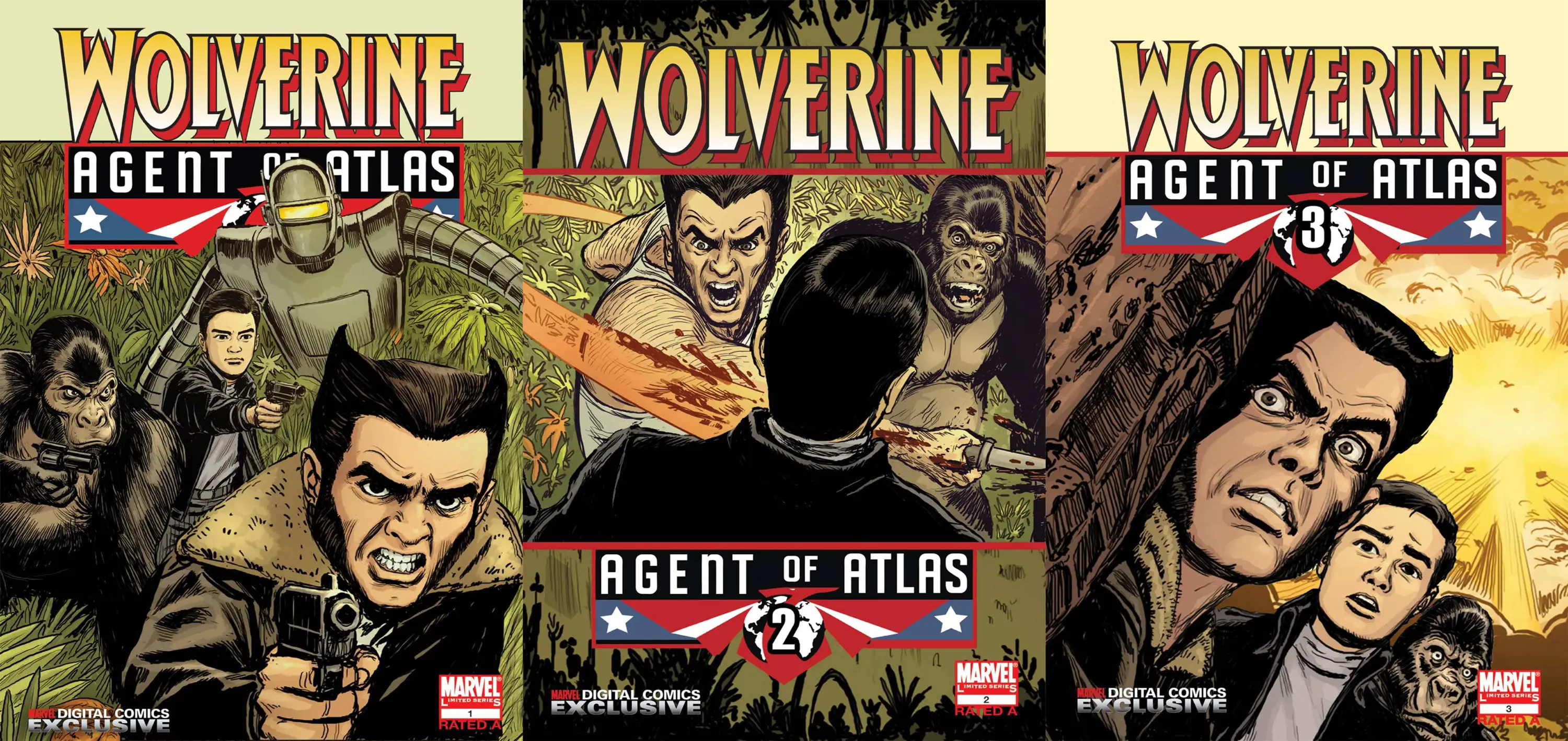 Wolverine - Agent of Atlas #1-3 (2008) (digital) Complete / AvaxHome