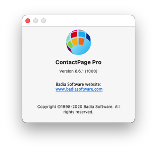 ContactPage Pro 6.6.1 macOS