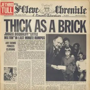 Jethro Tull ‎- Thick As A Brick (1972) US 1st Pressing - LP/FLAC (Exclusive 14 Track Edition) In 24bit/96kHz