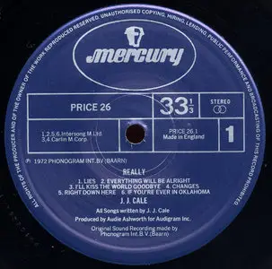 J.J. Cale - Really (1972) 24-bit/96kHz Vinyl Rip