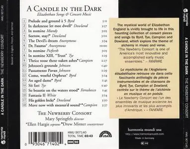 Mary Springfels, The Newberry Consort - A Candle in the Dark: Elizabethan Songs & Consort Music (2000)