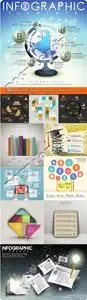 Infographics and diagram design elements vector set 221