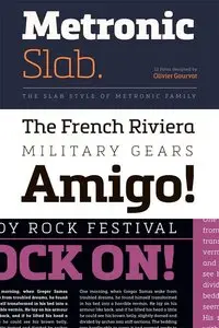 Metronic Slab Pro Font Family