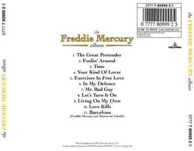 Freddie Mercury - The Freddie Mercury Album (1992)