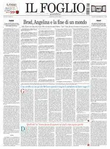 Il Foglio - 26 Settembre 2016