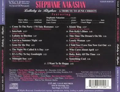 Stephanie Nakasian - Lullaby in Rhythm: A Tribute to June Christy (2002)