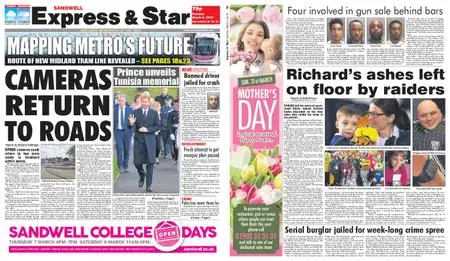 Express and Star Sandwell Edition – March 05, 2019