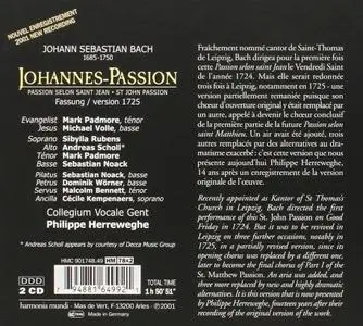 Philippe Herreweghe, Collegium Vocale Gent - Johann Sebastian Bach: Johannes-Passion (2001)