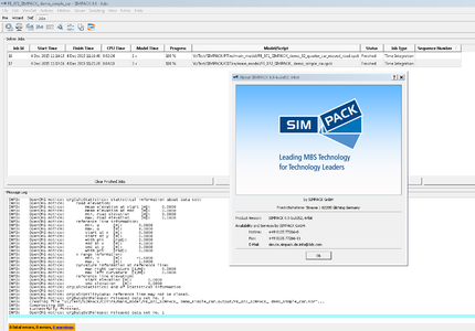 Dassault Systemes SIMULIA (ex-INTEC) Simpack 9.9