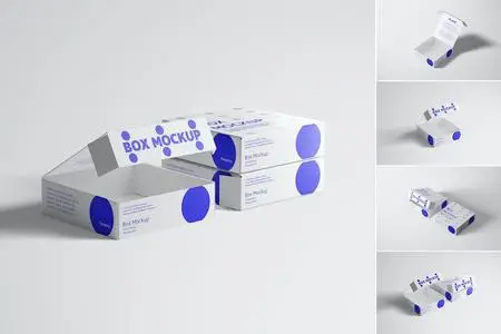 Packaging Box Mockup J45KHDF
