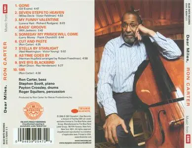 Ron Carter - Dear Miles (2006) {Blue Note 92547}