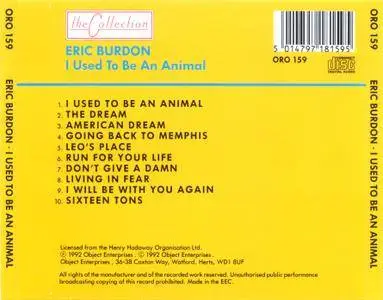 Eric Burdon - I Used To Be An Animal (1988) Reissue 1992