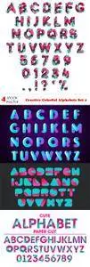 Vectors - Creative Colorful Alphabets Set 2