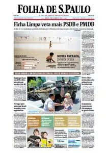 Jornal Folha de São Paulo- 08 de setembro de 2012 - Sábado