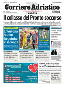 Corriere Adriatico Ancona - 6 Ottobre 2025