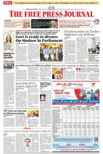 The Free Press Journal Mumbai - 21 July 2025