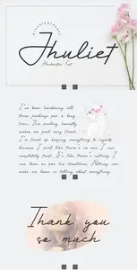 EE - Jhuliet - Script & Handwritten Font FAR9RSY