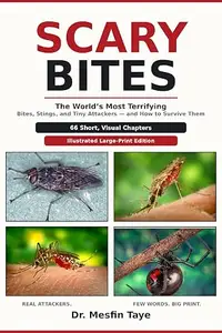 Scary Bites: The World's Most Terrifying Bites, Stings, and Tiny Attackers and How to Survive Them, Illustrated Large-Print