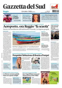 Gazzetta del Sud Reggio Calabria - 22 Settembre 2024