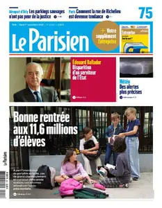 Le Parisien du Mardi 1er Septembre 2026