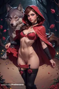 Red Riding Hood (AI Generated)