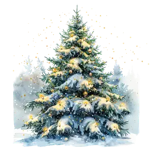 Christmas Tree Pretty Illustrations #13