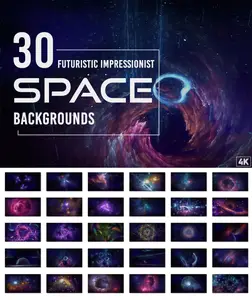 EE - 30 Futuristic Space Backgrounds  Vol 1 FCU7FCE