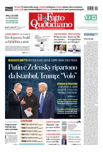 Il Fatto Quotidiano - 13 Maggio 2025