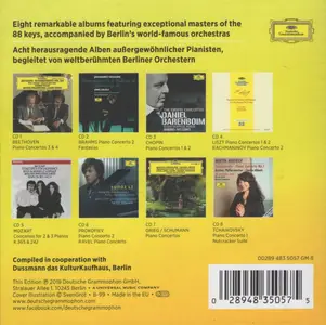 Piano Masters in Berlin: Great Concertos [8CDs] (2018)