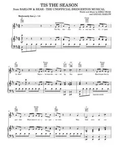 Tis The Season (from The Unofficial Bridgerton Musical) - Barlow & Bear (Piano-Vocal-Guitar)