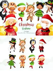 Christmas Costume Clipart