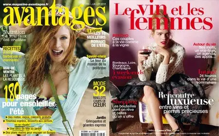 Avantages (+ Supplément - Le vin et les femmes) 286 - Juillet 2012
