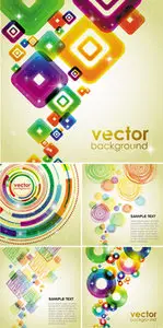 Abstract Colorful Backgrounds Vector 2