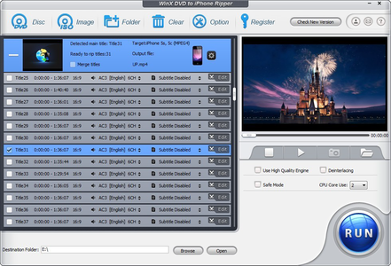 WinX DVD to iPhone Ripper v5.0.7 Multilanguage