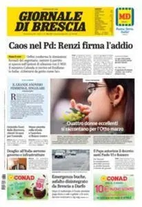 Giornale di Brescia - 8 Marzo 2018
