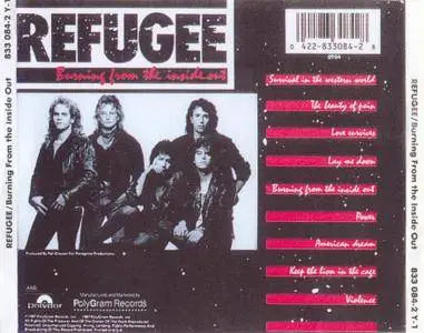 Refugee - Burning From The Inside Out (1987)