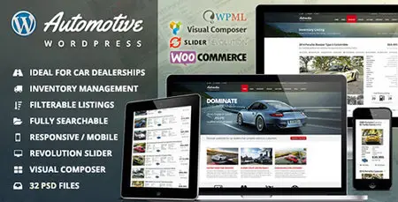 ThemeForest - Automotive v4.3 - Car Dealership Business WordPress Theme