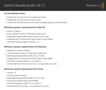 Blackmagic Design DaVinci Resolve Studio 18.1.2 macOs