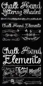 Chalk Hand Lettering Font Family
