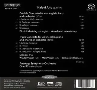 Olari Elts, Antwerp Symphony Orchestra - Kalevi Aho: Double & Triple Concertos (2021)