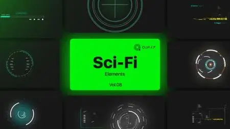 Sci-Fi UI Elements Vol. 08 46400679