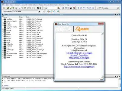 Mentor Graphics QuestaSim SE 10.4e