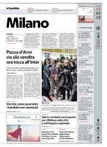 la Repubblica Milano - 10 Marzo 2018