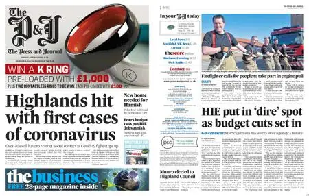 The Press and Journal Highlands and Islands – March 16, 2020