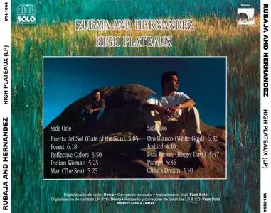 Rubaja & Hernández - High Plateaux (LP / FLAC) Windham Hill Series