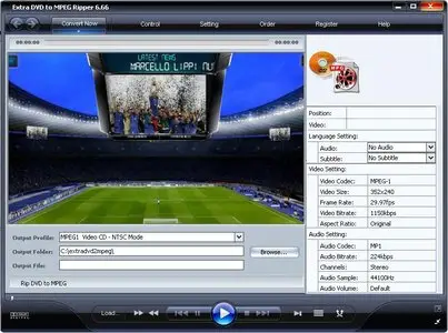 Portable Extra DVD to MPEG Ripper 6.66